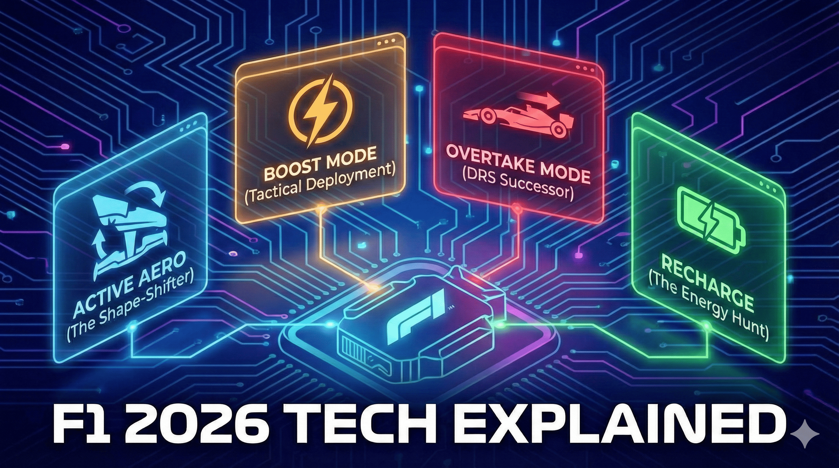F1 2026 Tech Explained: Mastering Active Aero, Boost, and Overtake Modes